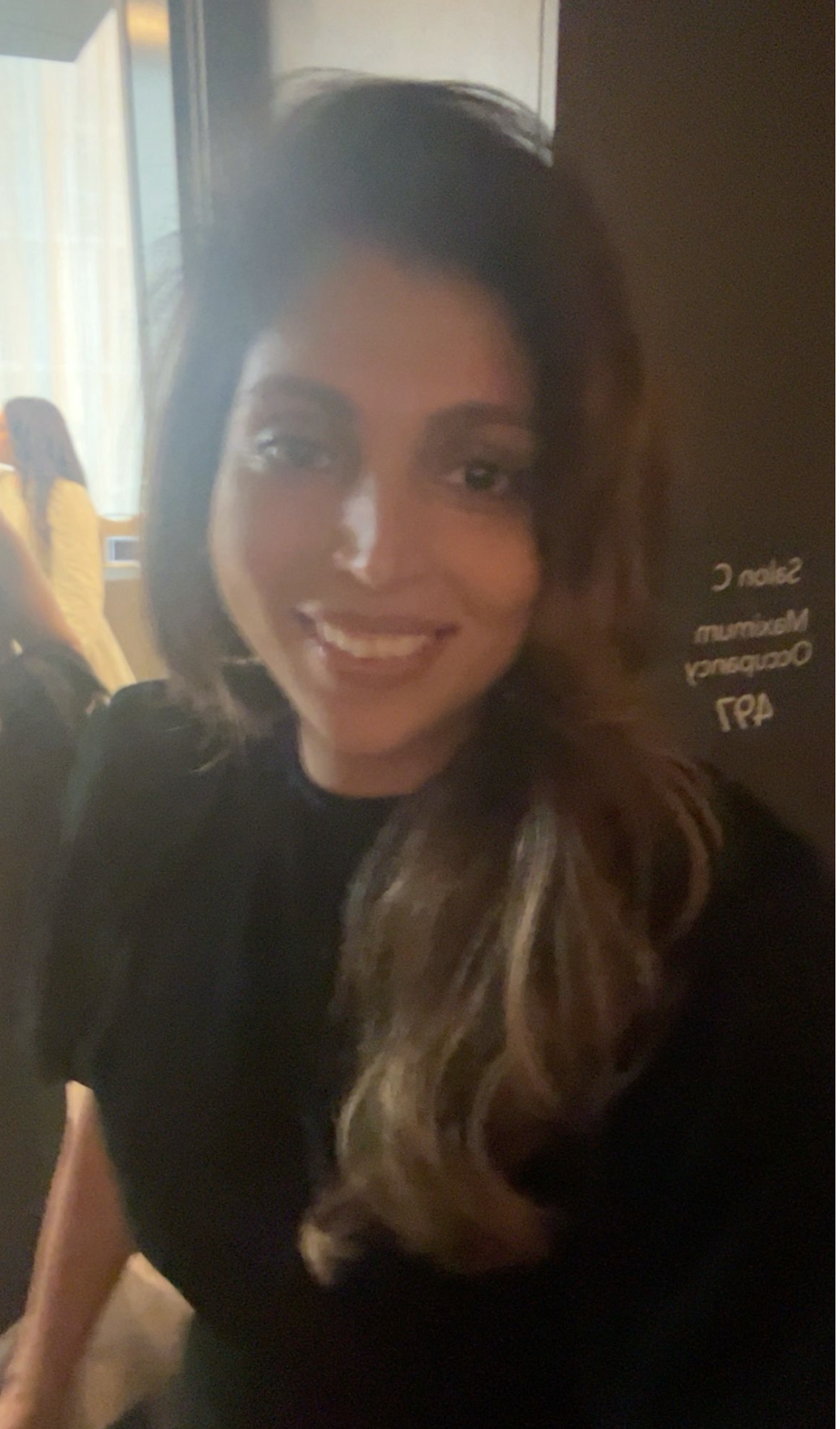 Zainab Ghadiyali at the Austin Businesswoman Awards ceremony